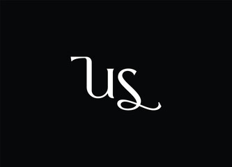US letter logo and initial logo design
