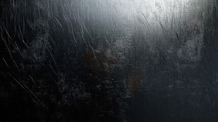 Abstract metal background with space and black and gray slash effect, Generative AI. - obrazy, fototapety, plakaty