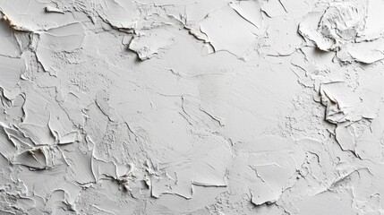 Background and texture of White clay plaster-coated wall, Generative AI. - obrazy, fototapety, plakaty