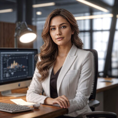 Obraz premium Visions in Motion: Where Leaders Orchestrate Dreams, Painted in Determination. Harmony in High Rises: A Symphony of Minds, Sculpting Success in Steel and Glass.