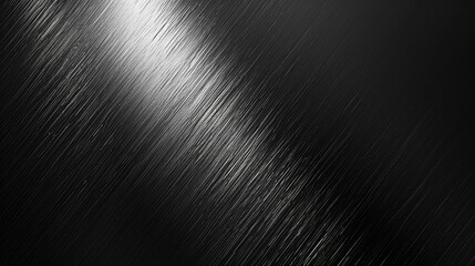 Abstract metal background with space and black and gray slash effect, Generative AI.