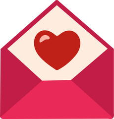 Happy Valentines Day Envelope With Love