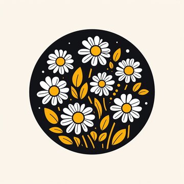 vector flower icons are great for decorate presentations. Generative AI