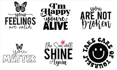 Mental Health SVG Bundle