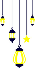 Ramadhan Hanging Lanterns