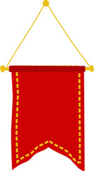 Red Flag Vertical Banner