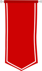 Red Flag Vertical Banner