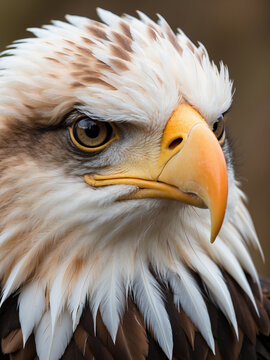 portrait of an eagle, birds headshot photography