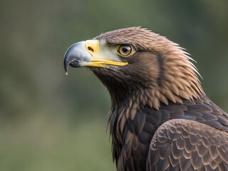Obraz premium red-tailed hawk-eagle, eagle headshot