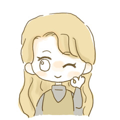 オッケーサインをする女の子