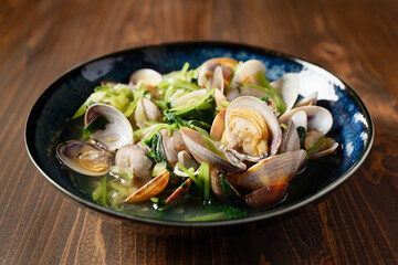 あさりの酒蒸し