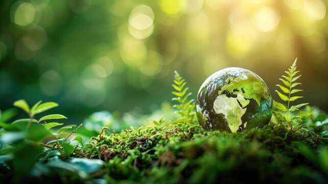 Environmentally friendly ideas that save our planet are promoted on Earth Day, Generative AI.