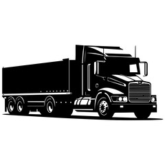 truck isolated on white background