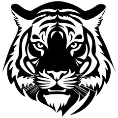 tiger head vector