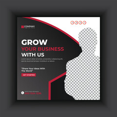 Digital Marketing Social Media Post Banner Template, Template. Business marketing post. Digital Marketing Agency Post Banner, Digital Marketing Expert Banner design