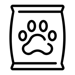 pet food line icon