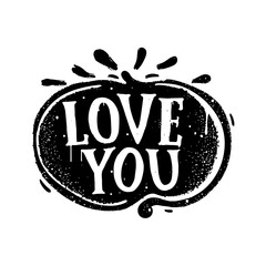 Vintage "Love You" lettering combines classic calligraphy with heartfelt romance. Ornate, expressive, and elegant, it captures timeless affection and nostalgia in a soulful, artistic design.