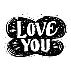 Vintage "Love You" lettering combines classic calligraphy with heartfelt romance. Ornate, expressive, and elegant, it captures timeless affection and nostalgia in a soulful, artistic design.