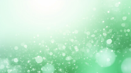 Fototapeta na wymiar abstract bokeh background light green bubble 3d rendering