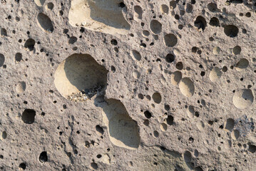 Stone texture. Rough and hard porous surface. Stone background.