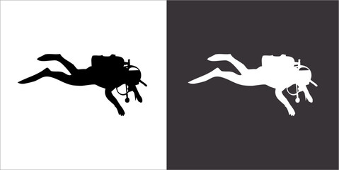  IIlustration Vector graphics of Diving icon
