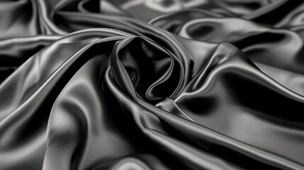 Obraz premium black satin background