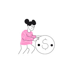 pose of person wearing pink clothes person