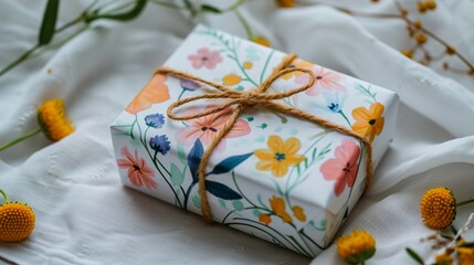gift box on a white background