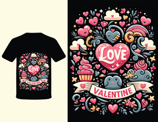 valentine day t shirt design elements vector valentine's 2024