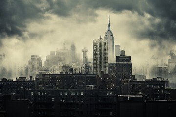 Obraz premium Landscape Image of buildings in the city