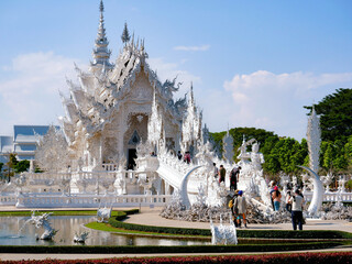 Buddha. Monuments. Chiang Rai. Wat Rong Khun