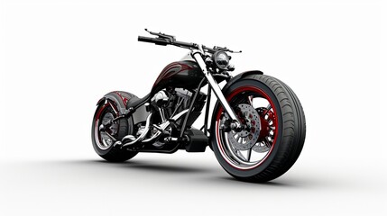 Obraz na płótnie Canvas 3d render of a motorcycle
