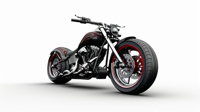 3d render of a motorcycle