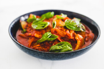 plant-based zucchini and egglant parmigiana
