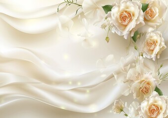 Wedding Announcement Reception Ceremony Invitation Card 5 x 7 Background Image