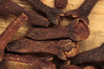 Cloves in close-up