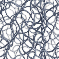 Organic forms. Abstract seamless pattern. AI generated.