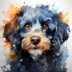 Abstract Portraits of Pet Dogs 