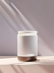 minimalist-product-mock-up-photo-featuring-eco-friendly-elements-sun-casting-soft-shadows-backdrop