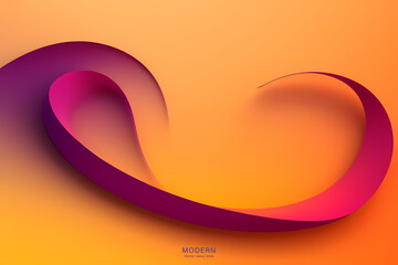 Luxury Purple Background. Abstract Purple Waves. Abstract background with wavy lines and dots. Modern abstract background for design. Vector illustration for brochure, flyer