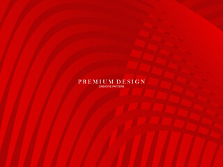 Abstract background of wavy lines in red color. Modern design for banner, card, web design, banner, certificate, etc.