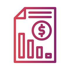investment gradient icon
