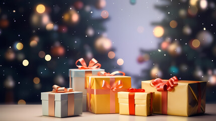 Gift box background, black friday sale, birthday, children's day, valentine's day and wedding gift background