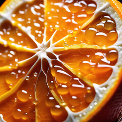 macro orange close up