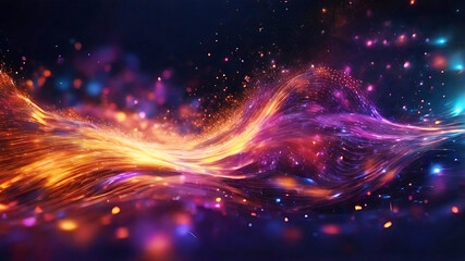 Technology Particle Abstract Background images.