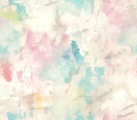 Obraz premium White and Pastel Acid Wash, Fabric Pattern, Seamless Pattern.