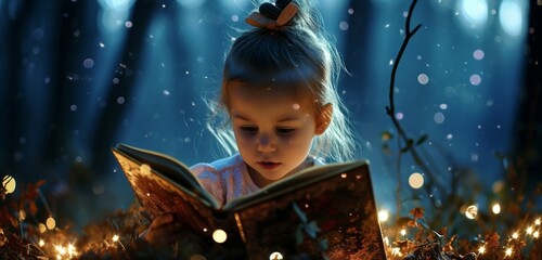 Fototapeta premium child with laptop