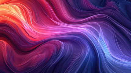 Obraz premium Abstract background of colorful waves flowing seamlessly