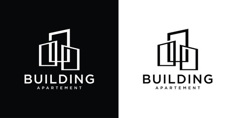 Building logo design architecture inspiration, Vector illustration