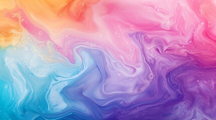 Vibrant Purple Fluidity: Abstract Wave Art